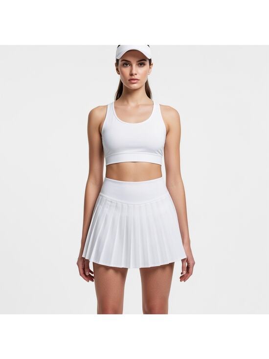 Forever 21 Dresses & Skirts - Forever 21 Active Pleated Skort white size medium